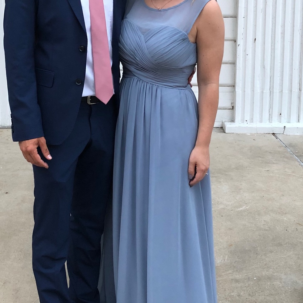 Azazie Dusty Blue Bridesmaid Dress